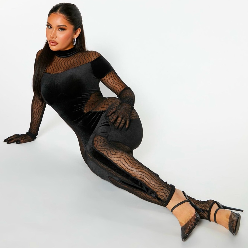 Velvet jumpsuit - combinaison en velour